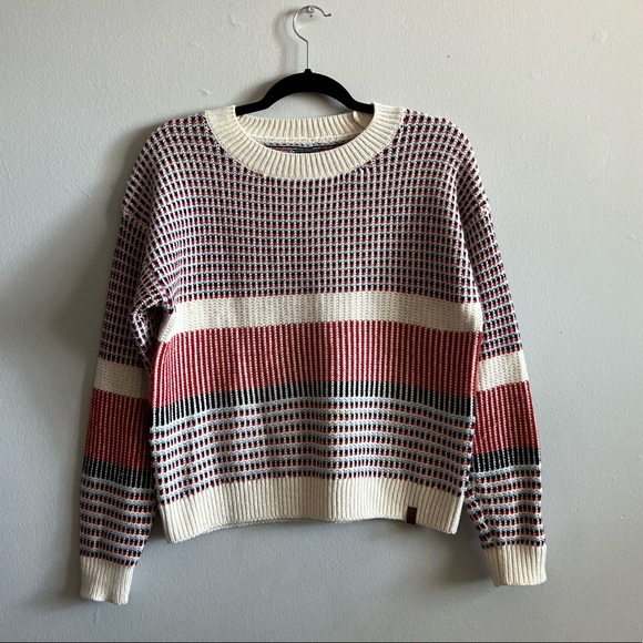Roots Sweaters - Roots Knit Sweater - Size XS in Multi Coloured